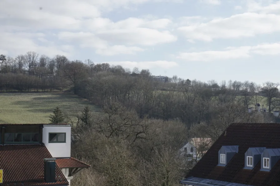 Blick vom Schlafzimmerfenster