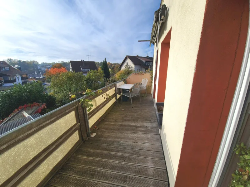 Balkon mit tollem Ausblick