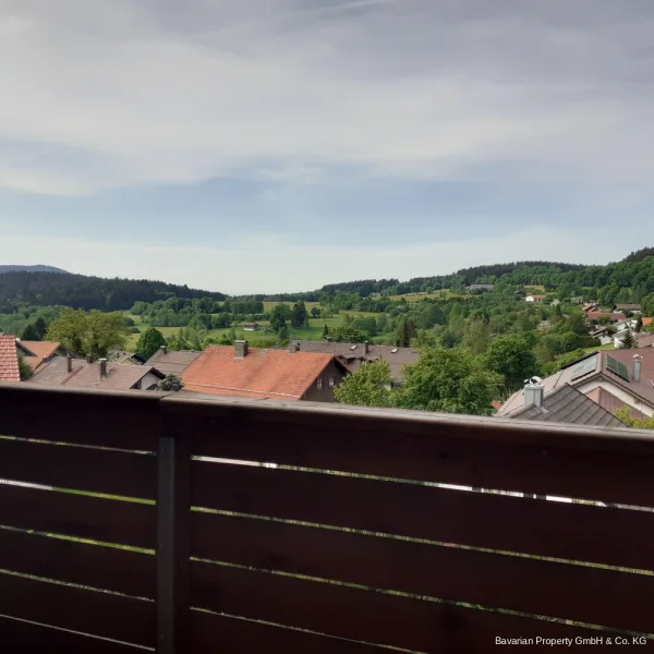 Aussicht - Wohnung mieten in Sankt Englmar - Pauchalmiete!!! 3-Zi.Whg. mit herrlicher Aussicht  an max. 2 Personen zu vermieten, z.T. möbliert