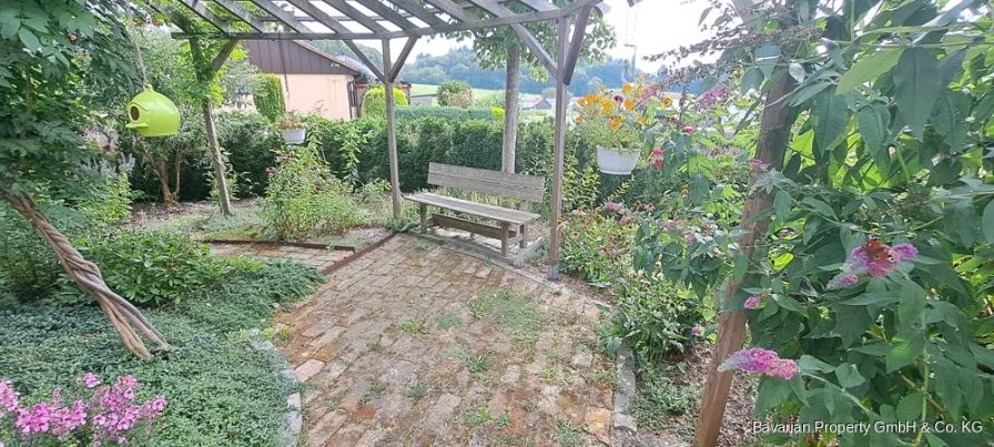 Sitzecke im Garten