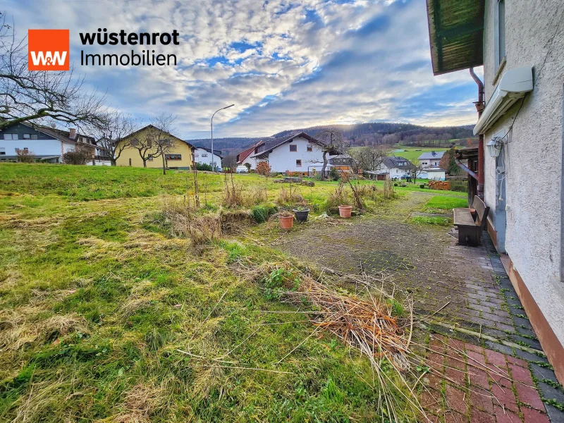 Blick auf Garten/Terrasse