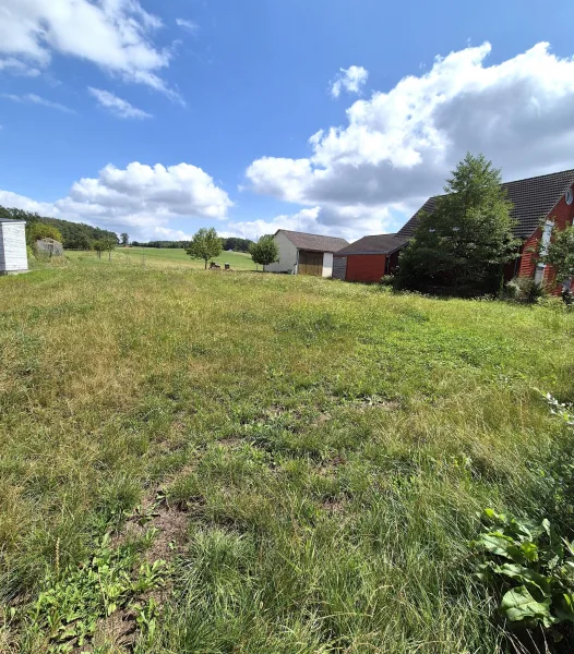 Außenansicht - Grundstück kaufen in Langensendelbach - "Baugrundstück in Langensendelbach: Ihr Traum vom Eigenheim in idyllischer Lage"