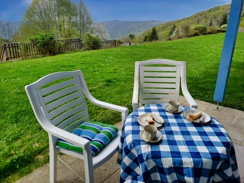 Frühstück auf der Terrasse