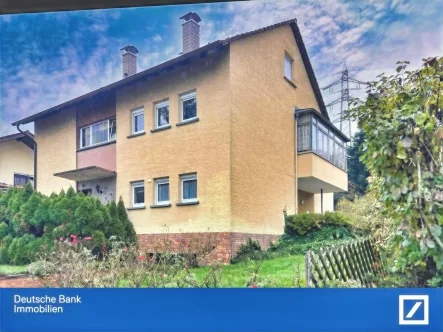 Außenansicht - Haus kaufen in Gaggenau - Attraktives Zweifamilienhaus,-hier wohnen Sie ruhig, stadtnah und schön! 