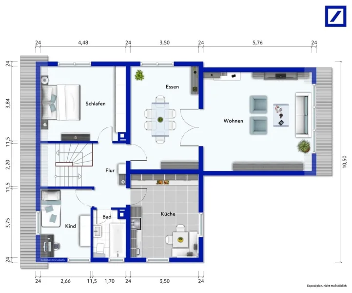 Grundriss 1.Obergeschoss