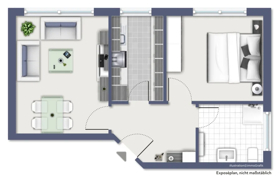 Wohnungsgrundriss