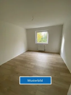 Schlafzimmer - Wohnung mieten in Lauenburg - Gut geschnittene 3-Zimmerwohnung in Lauenburg