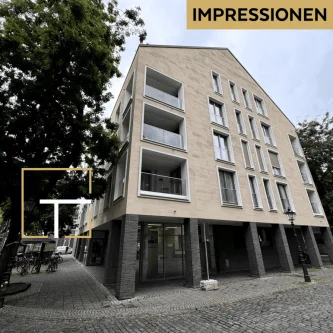 Folie4 - Wohnung mieten in Düsseldorf - Luxuriöse 3-Zimmer-Wohnung in Düsseldorf-Carlstadt mit Balkon und Einbauküche