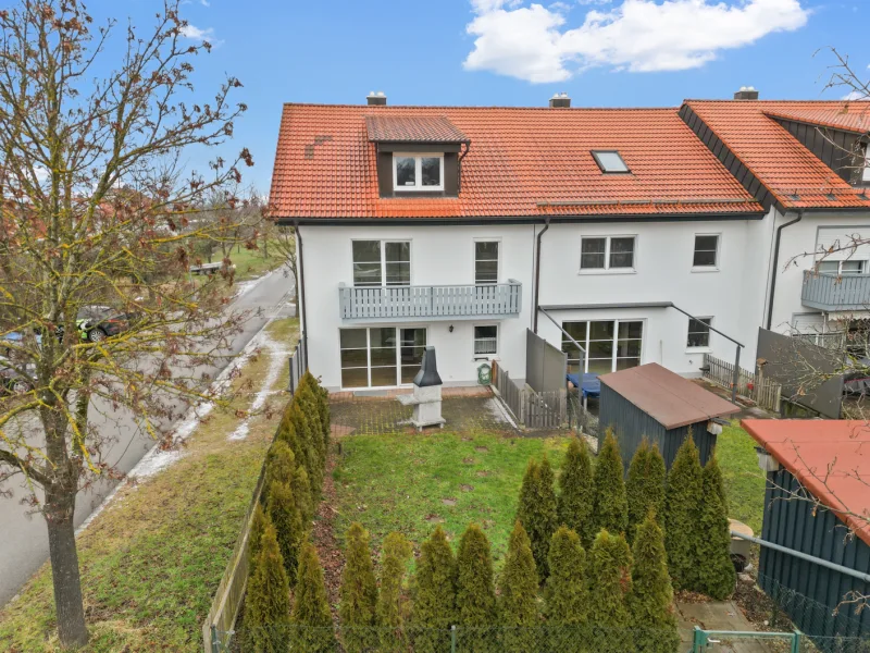 Südwestansicht - Haus kaufen in Denklingen - Schickes REH in Denklingen