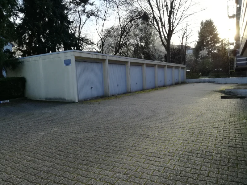 Sicht auf die Garage 