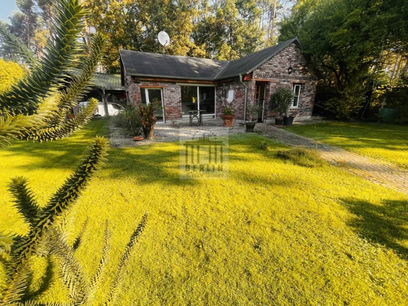 Blick in Richtung Gästehaus/Einliegerhaus