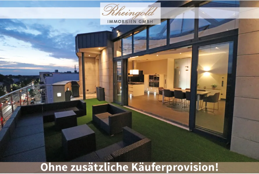 Titelbild 1 Penthouse - Wohnung kaufen in Kerpen-Sindorf - Magie aus Raum und Licht: Wohnjuwel mit PanoramablickPenthouse, Dachterrasse,2 Garagen, Aufzug