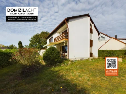 Hausansicht - Haus mieten in Landsberg am Lech - Einfamilienhaus zur Miete (befristet für 12 Monate) in Bestlage von Landsberg