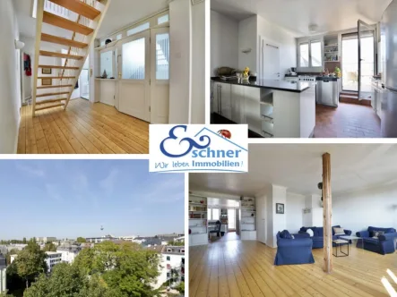 Willkommen! - Wohnung kaufen in Frankfurt am Main - Über 157 m² Wohlfühlfläche im Westend! Exklusive Maisonette-Wohnung mit toller Dachterrasse