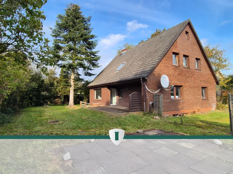 Titelbild - Haus kaufen in Scharbeutz - Ein- oder Zweifamilienhaus in Ostseenähe mit 7 Zimmern, Vollkeller, großem Garten und Terrasse