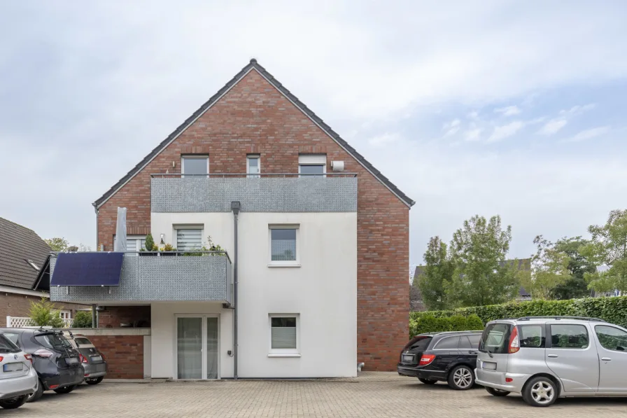 Außenansicht des Hauses II - Wohnung kaufen in Münster / Hiltrup - Ihre Gelegenheit! Barrierefreie Erdgeschosswohnung in Hiltrup-West