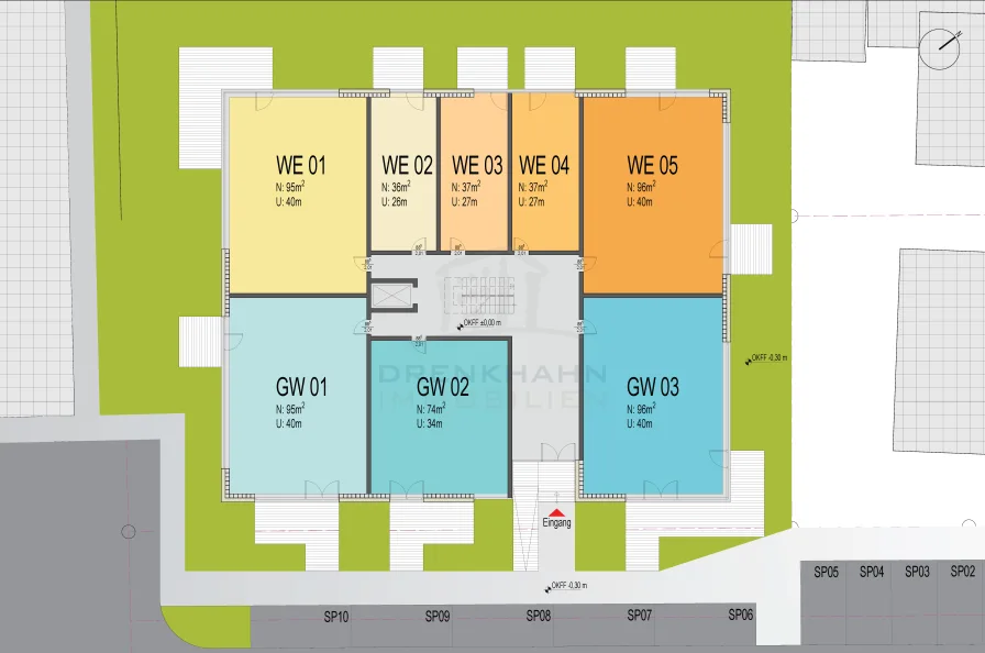 Grundriss EG Planungsstudie