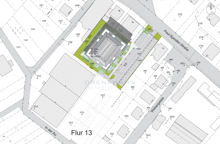 Lageplan Planungsstudie