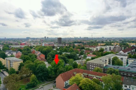 Umgebungsbild - Grundstück kaufen in Hamburg - Barmbek-Nord Highlight: Ideales Renditeobjekt mit Neubau-Potenzial auf 1.962 m² BGF!