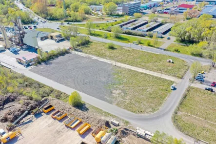 Luftbild - Grundstück mieten in Rostock - **TOP** Freifläche bis zu 17.000 m² - 0,50 €/m² Monat -teilbar- HRO-Schmarl -verkehrsgünstig-