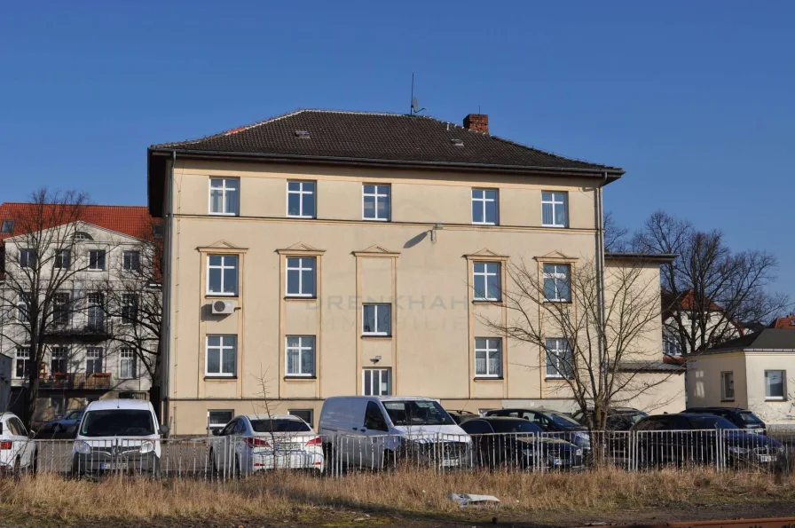 Außenansicht - Büro/Praxis mieten in Rostock - Einzel- und Mehrraumbüros am Rostocker Hauptbahnhof, Stellplätze (ab 13 m²)