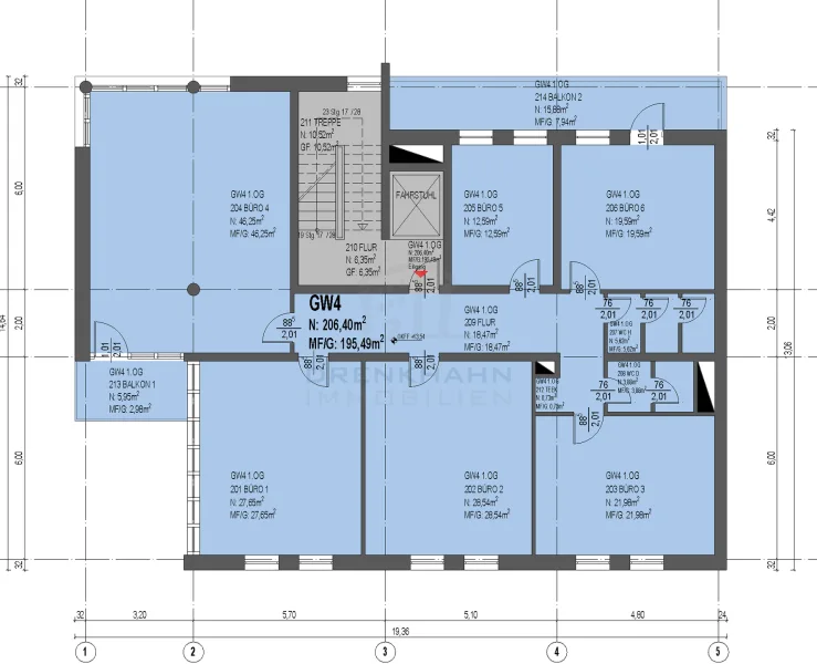 Grundriss 1. Obergeschoss