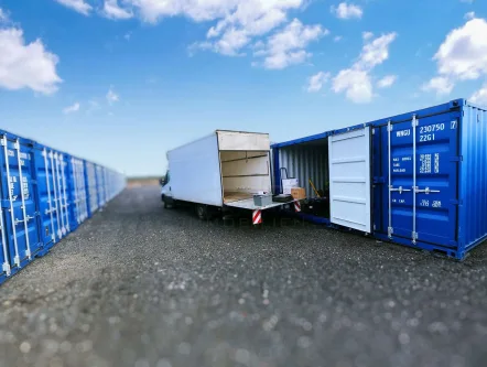 Container - Halle/Lager/Produktion mieten in Westerrönfeld - Lagerplatz im Seecontainer 14 - 28 m² in Westerrönfeld, 5km von Rendsburg entfernt