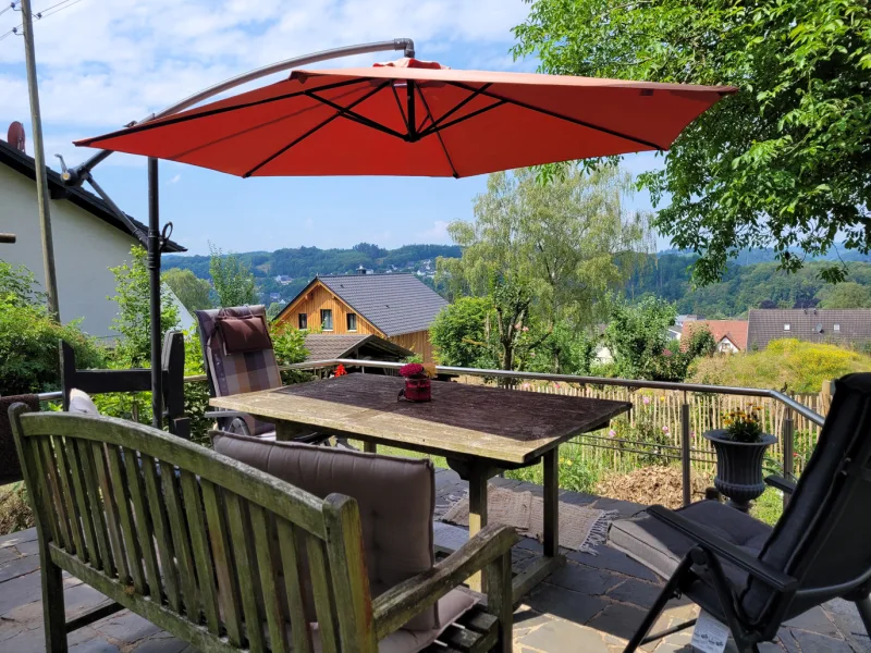 Terrasse mit Talblick