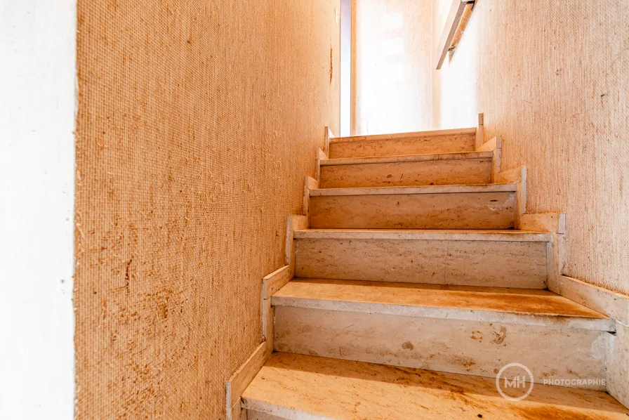 Treppe ins Dachgeschoss