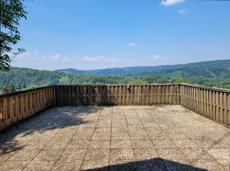 Dachterrasse mit Siegtalblick