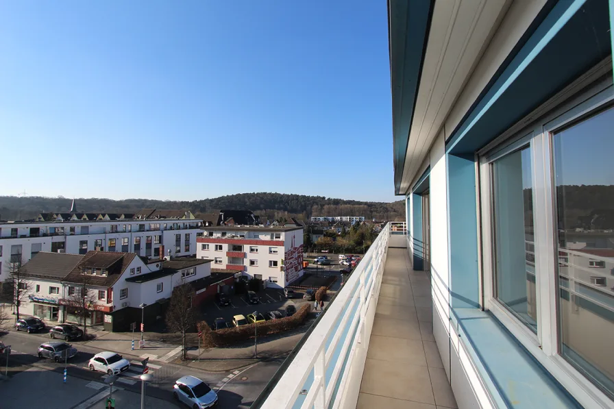 Balkon am Wohnzimmer