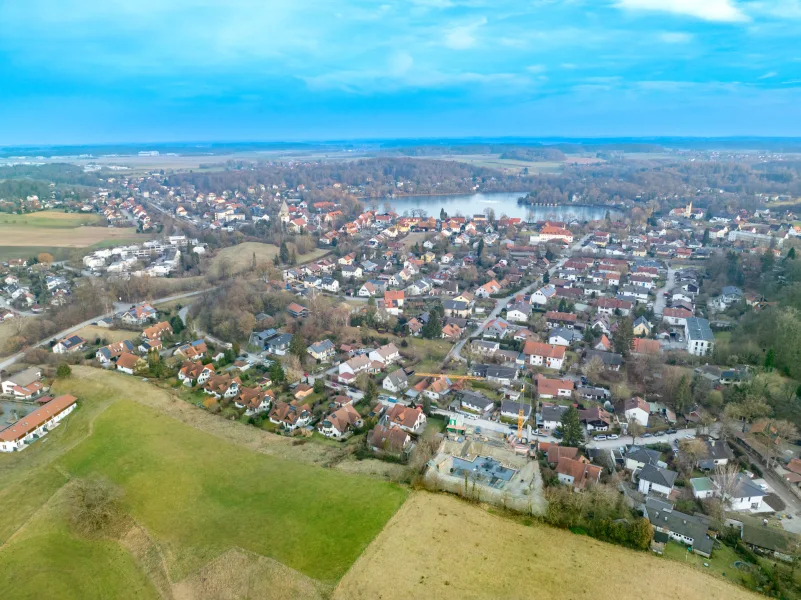 Baubeginn erfolgt - Haus kaufen in Weßling - BAUBEGINN ERFOLGT - Neubau einer Doppelhaushälfte in Energieeffizienzhaus 40 Bauweise