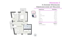 Grundriss Wohnung 3