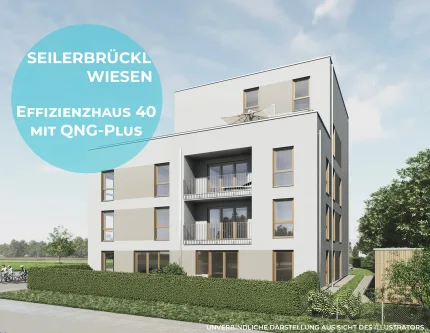 EH40 mit QNG-Plus - Wohnung kaufen in Freising - Elegante 4-Zimmer Gartenwohnung: Ihr neues Zuhause mit privatem Garten