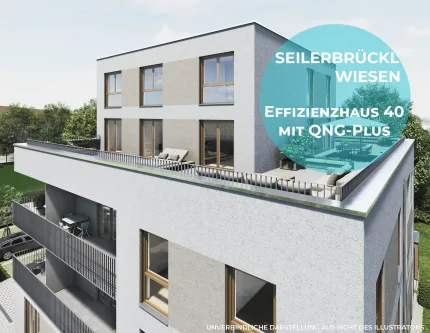 Effizienzhaus 40 mit QNG-Plus - Wohnung kaufen in Freising - Stilvolle 3-Zimmer-Maisonettewohnung - Ihr neues Zuhause in Toplage mit atemberaubenden Fernblick