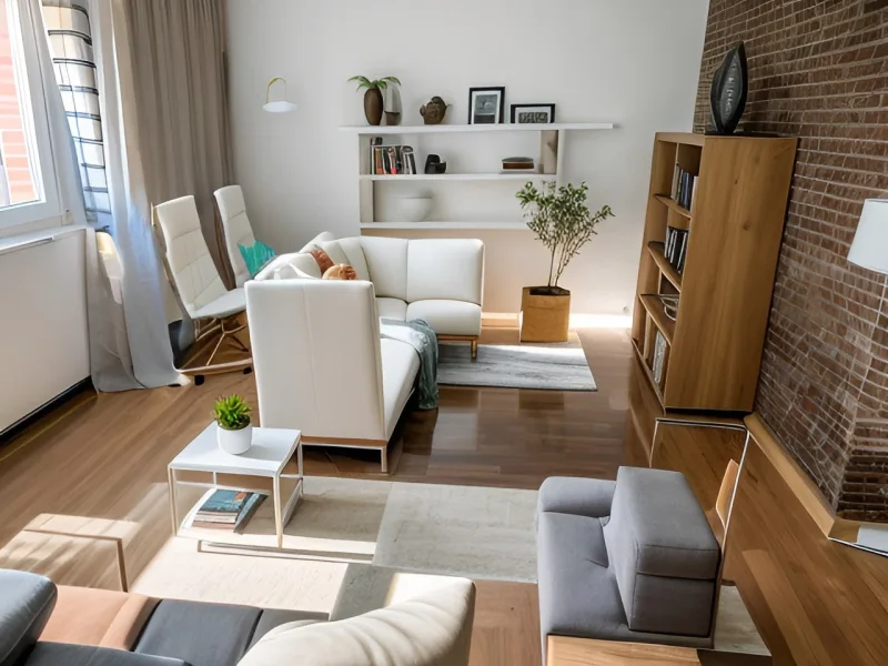 Wohn- + Essbereich Homestaging