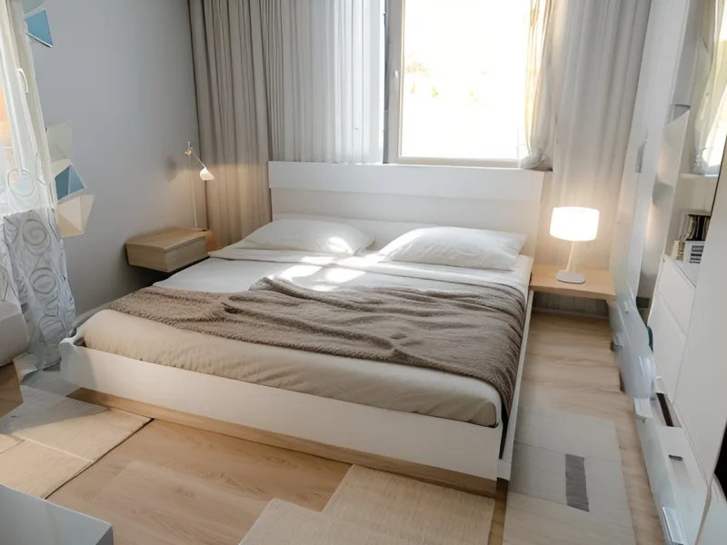 Schlafzimmer EG Homestaging