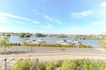 Blick von Terrasse auf Marina