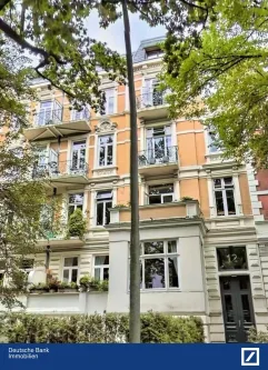 Brahmsallee - Wohnung kaufen in Hamburg - Wohnen über den Dächern im feinsten Hamburg-HarvestehudeLichtdurchflutet -absolute Rarität!