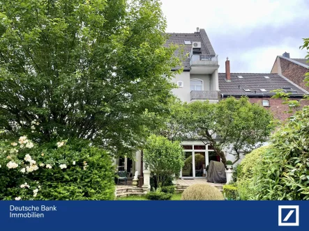 Gartenwohnung mit Terrasse - Wohnung kaufen in Düsseldorf - Gartenwohnung * Garage* für kleine Familie*gesamtes Haus 1995 saniert