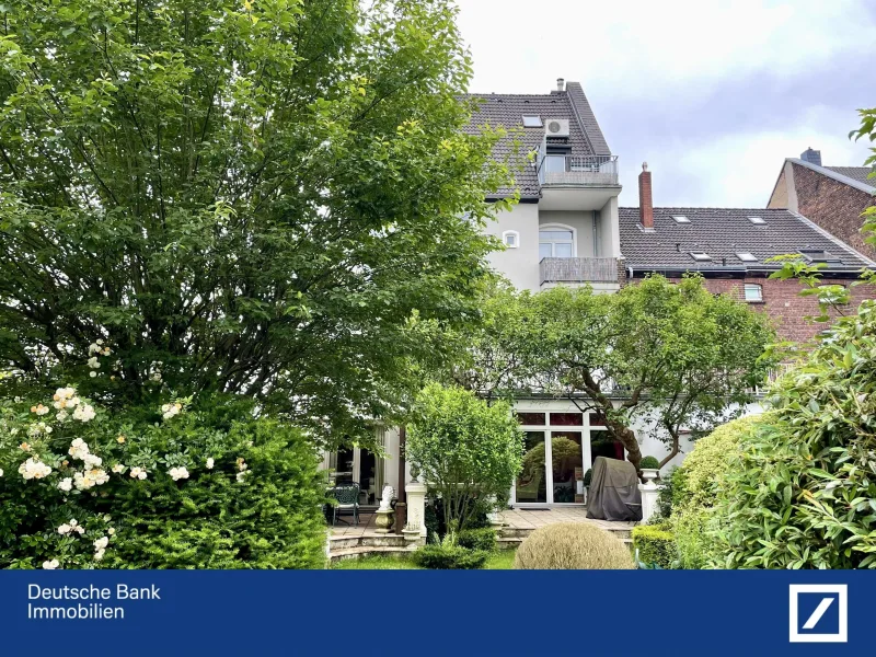 Gartenwohnung mit Terrasse - Wohnung kaufen in Düsseldorf - Gartenwohnung * Garage* für kleine Familie*gesamtes Haus 1995 saniert