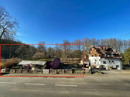 Außenansicht - Grundstück kaufen in Hornbach - Ihr neues Zuhause beginnt hier - Großzügiges Grundstück mit Abrissobjekt in Ortsrandlage