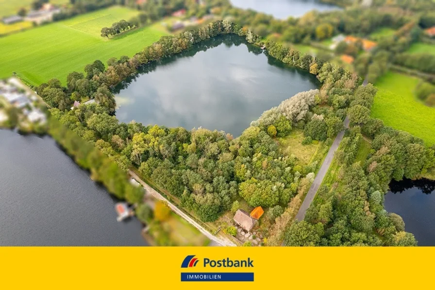 Übersicht Anwesen - Haus kaufen in Zetel - Haus am See.... Nähe Nordseeküste