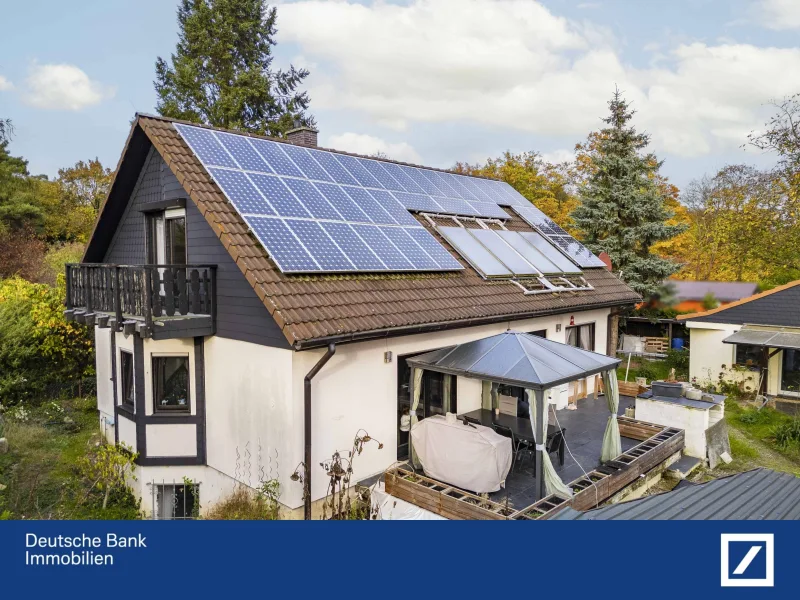 Haus mit Solarthermie - Haus kaufen in Rangsdorf - Großzügiges Haus mit Einliegerwohnung, Bungalow & Garten – Ideal für Familien & Mehrgenerationen