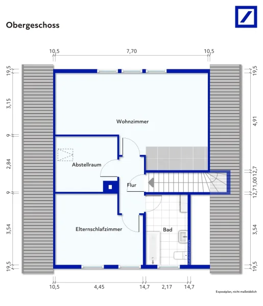 Grundriss Obergeschoss