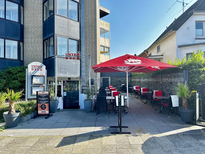 Außenansicht - Gastgewerbe/Hotel kaufen in Cuxhaven / Duhnen - Exklusives Speiserestaurant in Top-Lage von Duhnen – Nur 230 Meter vom Strand entfernt