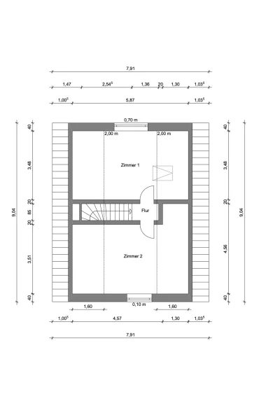 Grundriss Obergeschoss