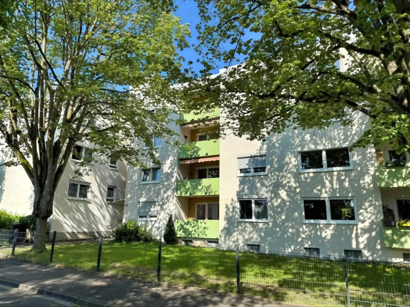 Strassenansicht - Wohnung kaufen in Wiesbaden - 2-Zimmer-Wohnung mit Loggia Nähe Walkmühltalanlage