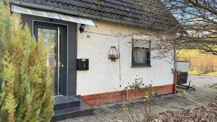 Hausansicht - Haus kaufen in Alzey - Gestalten Sie Ihr Paradies: Einfamilienhaus mit großzügigem Grundstück!