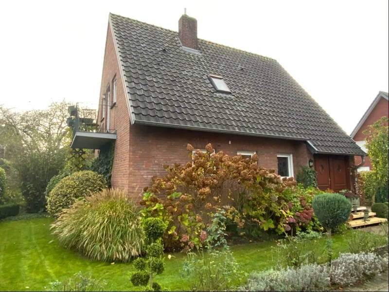 Vorderansicht - Haus kaufen in Ahaus - Klein, aber fein. Einfamilienhaus in Ahaus.Wüllen